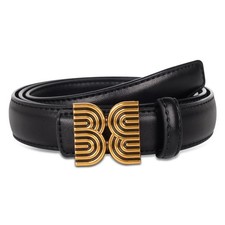 's Premium Leather Belt -2-4cm Adjustable Buckle for Pants Skirts, Versatile ...