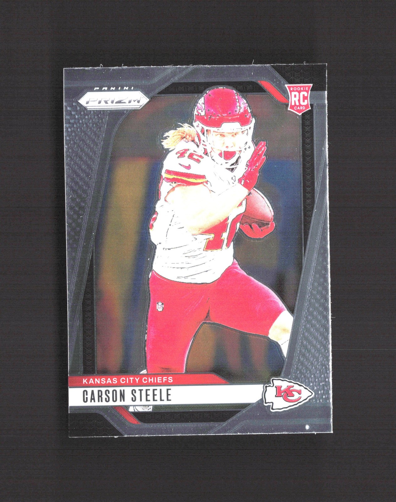 2024 Panini Prizm #377 Carson Steele RC Rookie Kansas City Chiefs ND