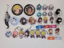 Hell's Paradise Jigokuraku Acrylic stand tin badge Figure lot of 22 Set sale