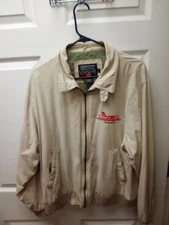 winston cup series jacket Hartwell Via Sport Med Tan