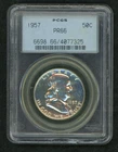 1957 Franklin 50c PCGS PR66