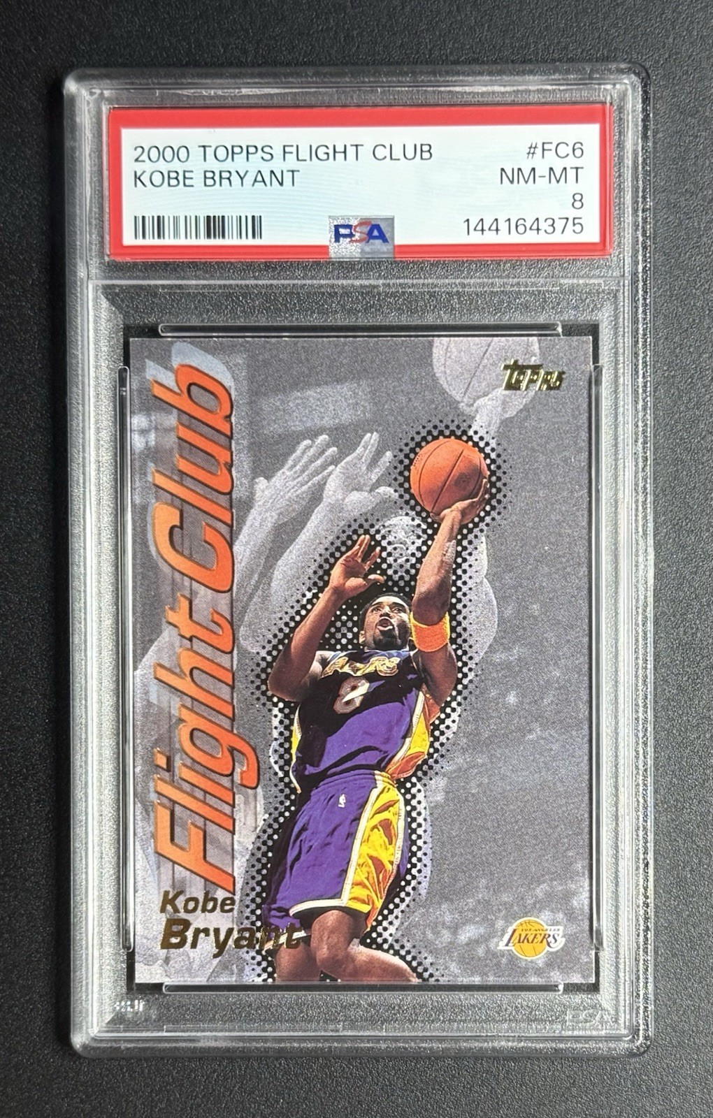 Kobe Bryant 2000 Topps Flight Club #FC6 Lakers PSA 8
