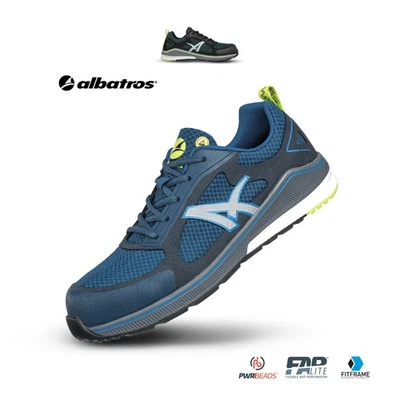 Albatros AER58 Blue LOW S1P Sicherheitsschuhe Arbeitsschuhe ESD Herren UVP: 109€