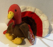 TY Beanie Baby/Babies Gobbles the Turkey - Excellent Condition with Tag
