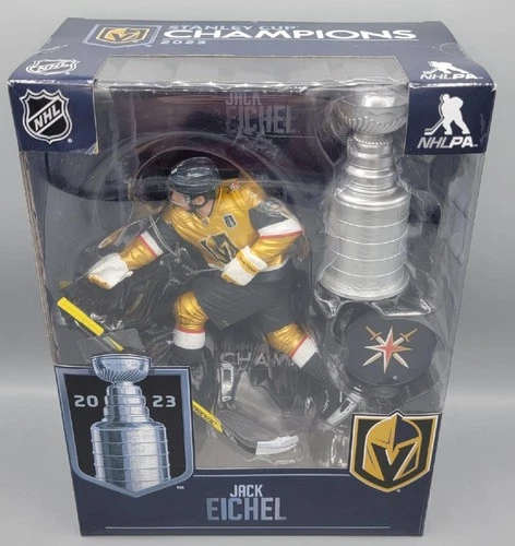 Jack Eichel w/ Stanley Cup – Vegas Golden Knights – McFarlane 7" Figure NEW