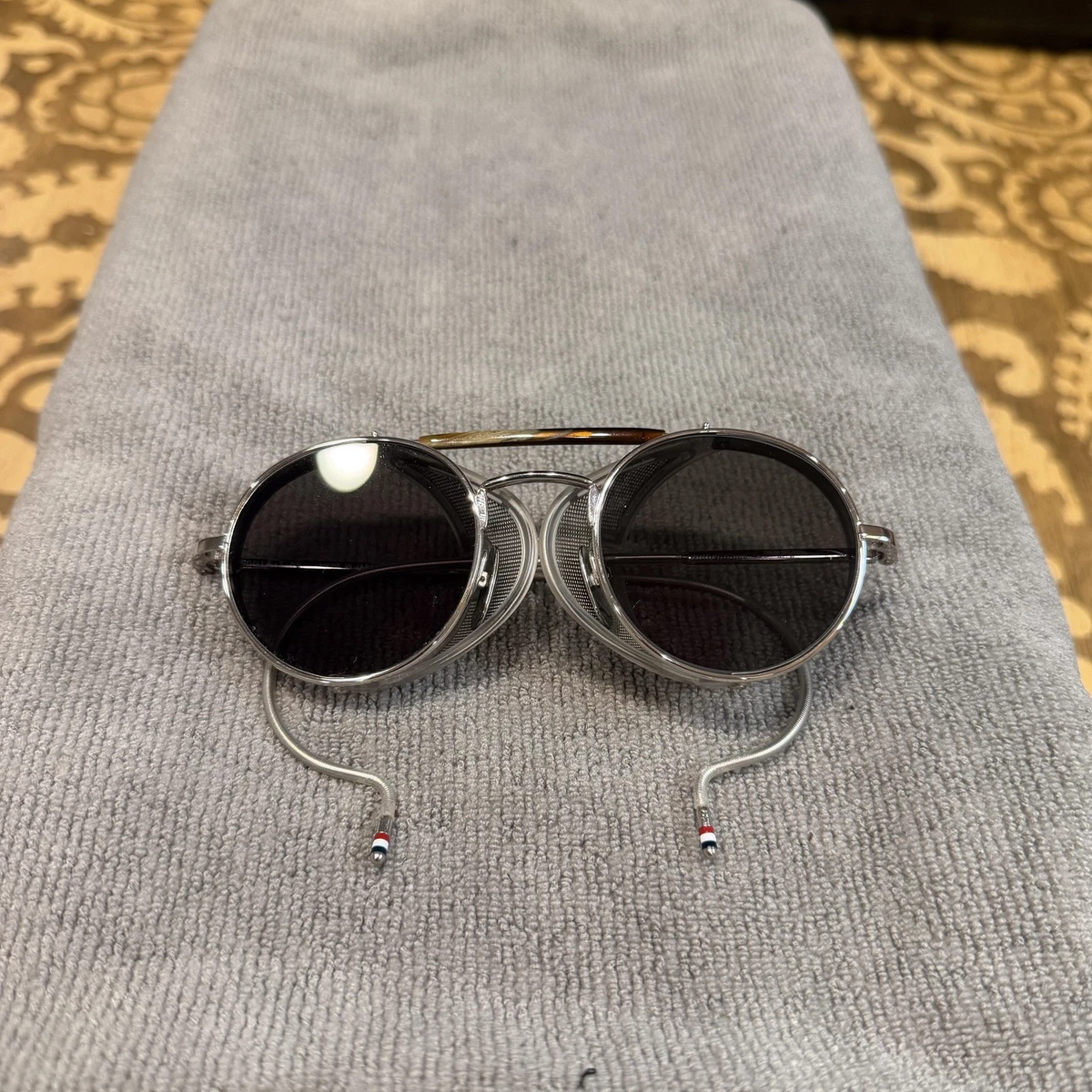 THOM BROWNE HAVANA/SMOKE UNISEX SUNGLASSES TB-005 B-T-52 Thom Browne Glasses and Sunglasses- Tags - eye-oo.com main image 2