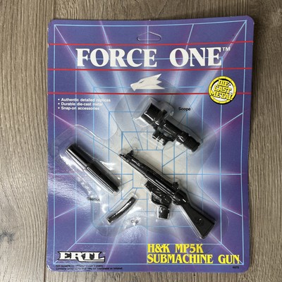 ERTL Force One Die-Cast Metal H&K MP5K Submachine Gun #4975 1989  a