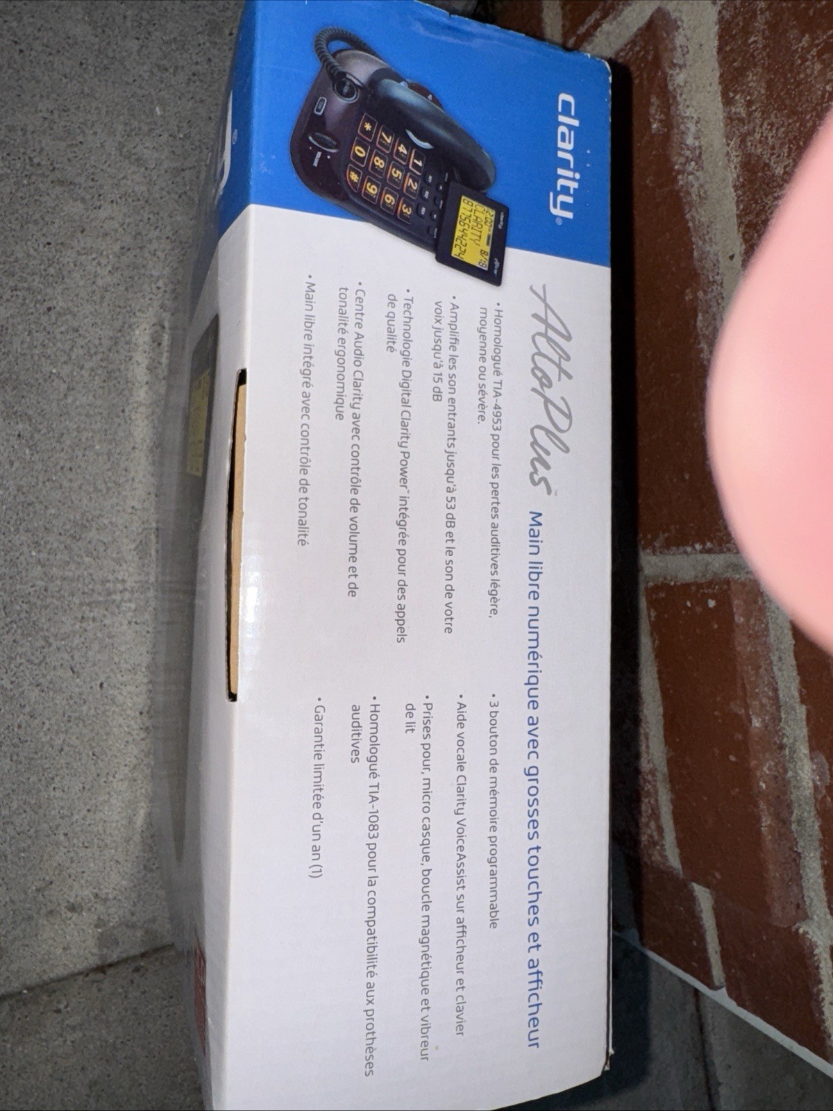 Clarity Alto Plus Amplified Single Line Phone  (Model 54505.001)