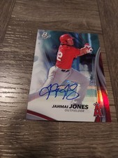 JAHMAI JONES 2017 BOWMAN PLATINUM AUTOGRAPHED ROOKIE CARD. REDSOX.. rookie card picture