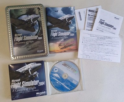 Microsoft Flight Simulator 2004 Japanese Steelbook PC Komplett Selten.