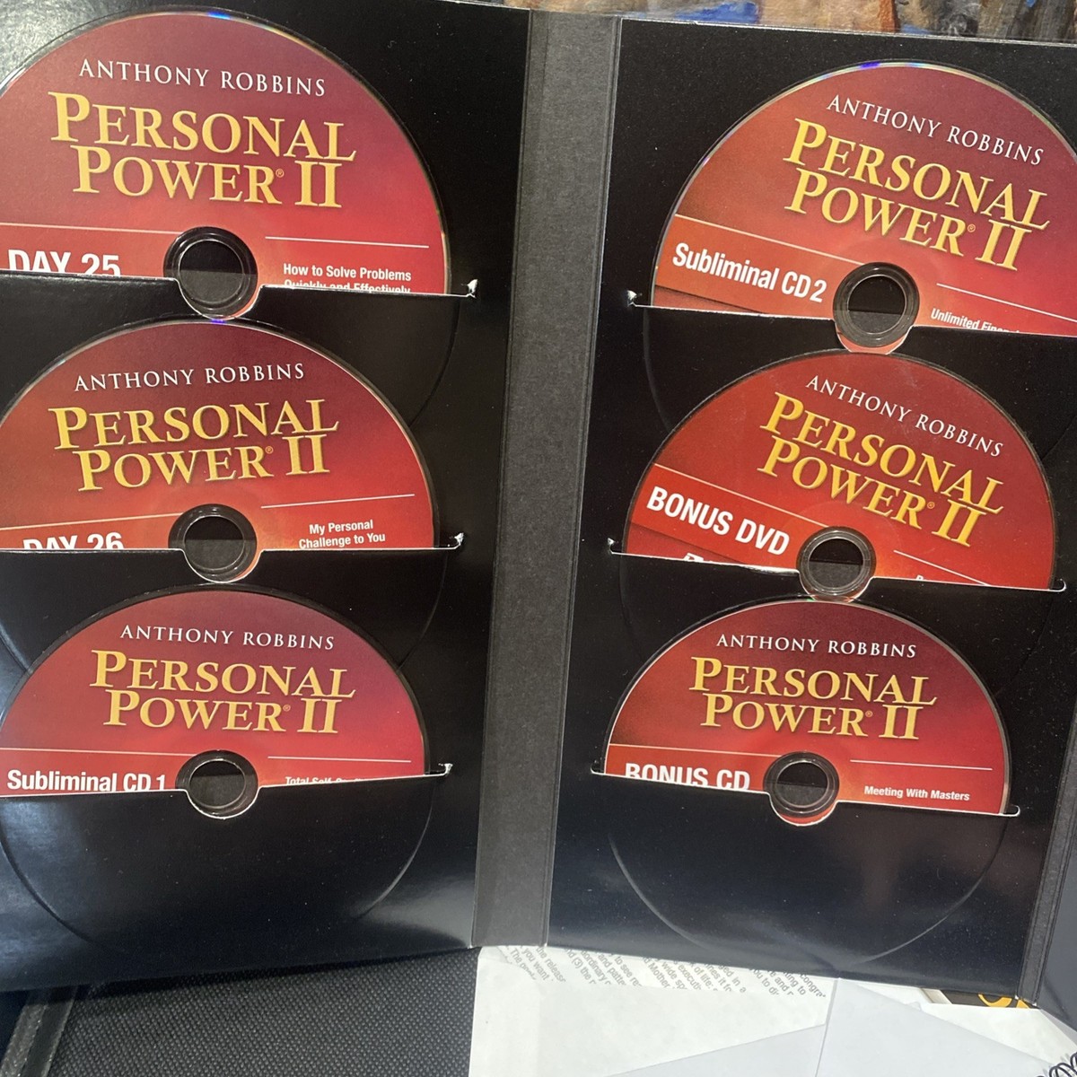 Tony Robbins Personal Power II 30th Anniversary Edition 24 CD Set