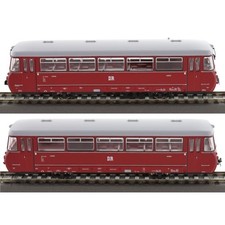 Piko 52890 Dieseltriebwagen VT 2.09 Panorama + VB, DR, Ep. III H0 + Neu