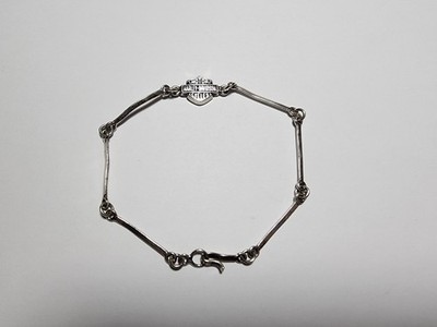 Vintage Harley Davidson H-D Sterling Silver Bracelet  7.5   925