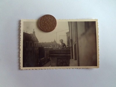 Photo Magdeburg view from the window on street 1937