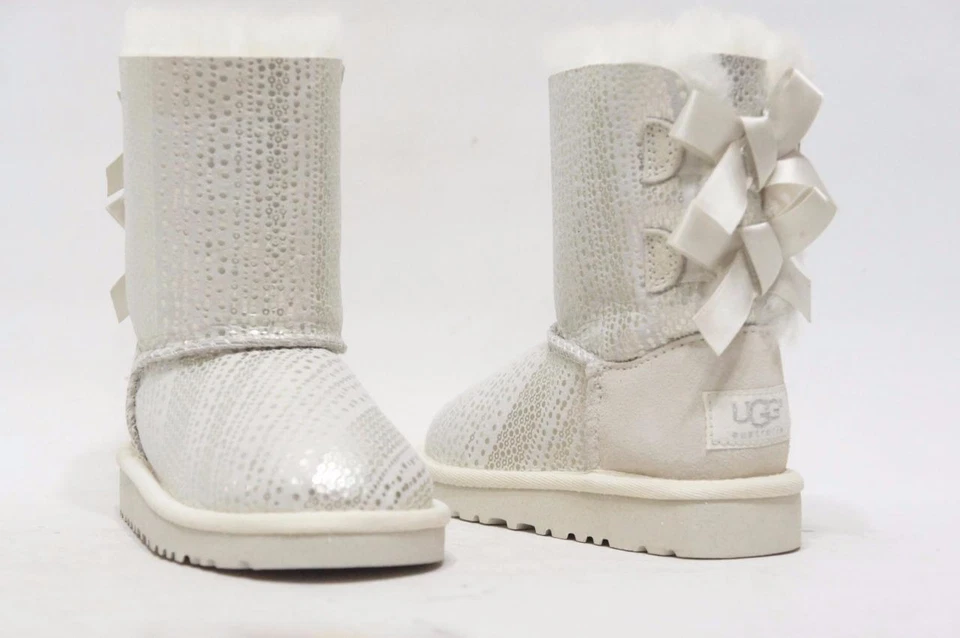 BOTAS ZAPATOS UGG AUSTRALIA SHORT BAILEY BLING BOW # 1004797T NIÑOS O BEBÉS 25/8 Foto 2 de 4