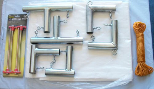 5' x 7' Outdoor Standing Portable Home Movie Kit 1" Fittings PIPE NOT INCLUDED - Picture 2 of 6