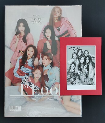 G)I-DLE SHUHUA real signed autograph + magazine super rare gidle