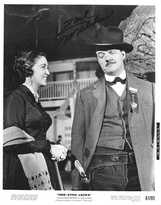 KARL MALDEN signed ONE-EYED JACKS 8x10 w/ coa VINTAGE 1961 WESTERN