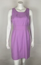 J.Crew Women’s Wool Dress Lilac 10P Pockets Pockets Career Work