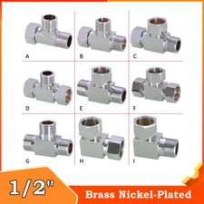 3 Way Faucet Adapter Diverter Valve Water Tap Connector Kitchen Sink Splitter