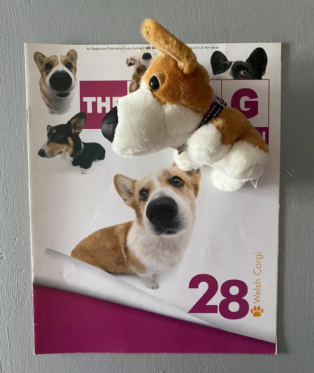 The dog artlist collection plush soft toy magazine Welsh Corgi Issue 28