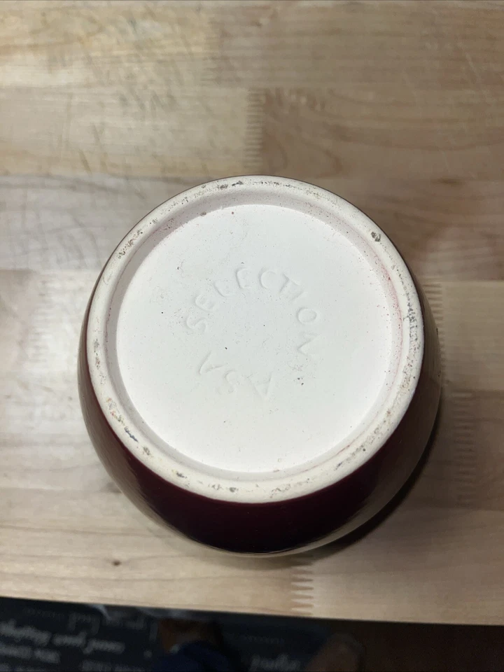 Flower vase 7”x5”/ ASA Selection/ red ceramic - Image 3 of 4