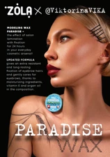 PARADISE WAX EYEBROW WAX ZOLA @VIICTORINAVIKA Styling blue wax