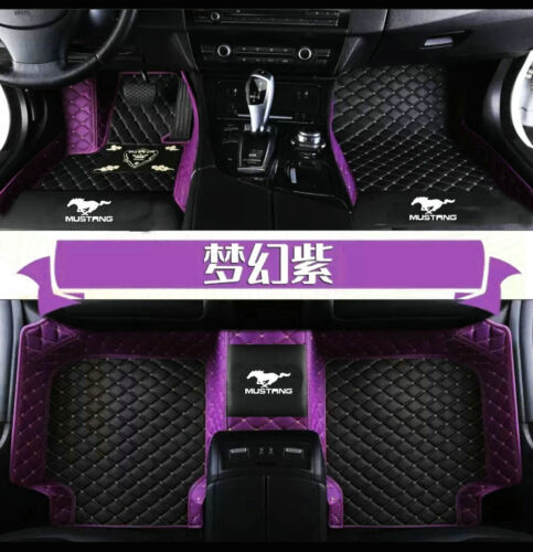Fit For Ford Mustang 2000-2023 Custom Car Floor Mats Luxury Carpets Waterproof - Bild 33 von 35