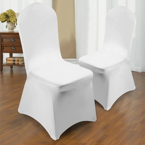 1-100 Spandex Dining Room Chair Covers Slip SEAT Cover Stretch Removable Wedding - Picture 10 of 23