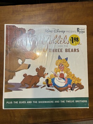 Rica Moore ''Disney's Goldilocks and the Three Bears'' LP RECORD - 1963 DQ-1250
