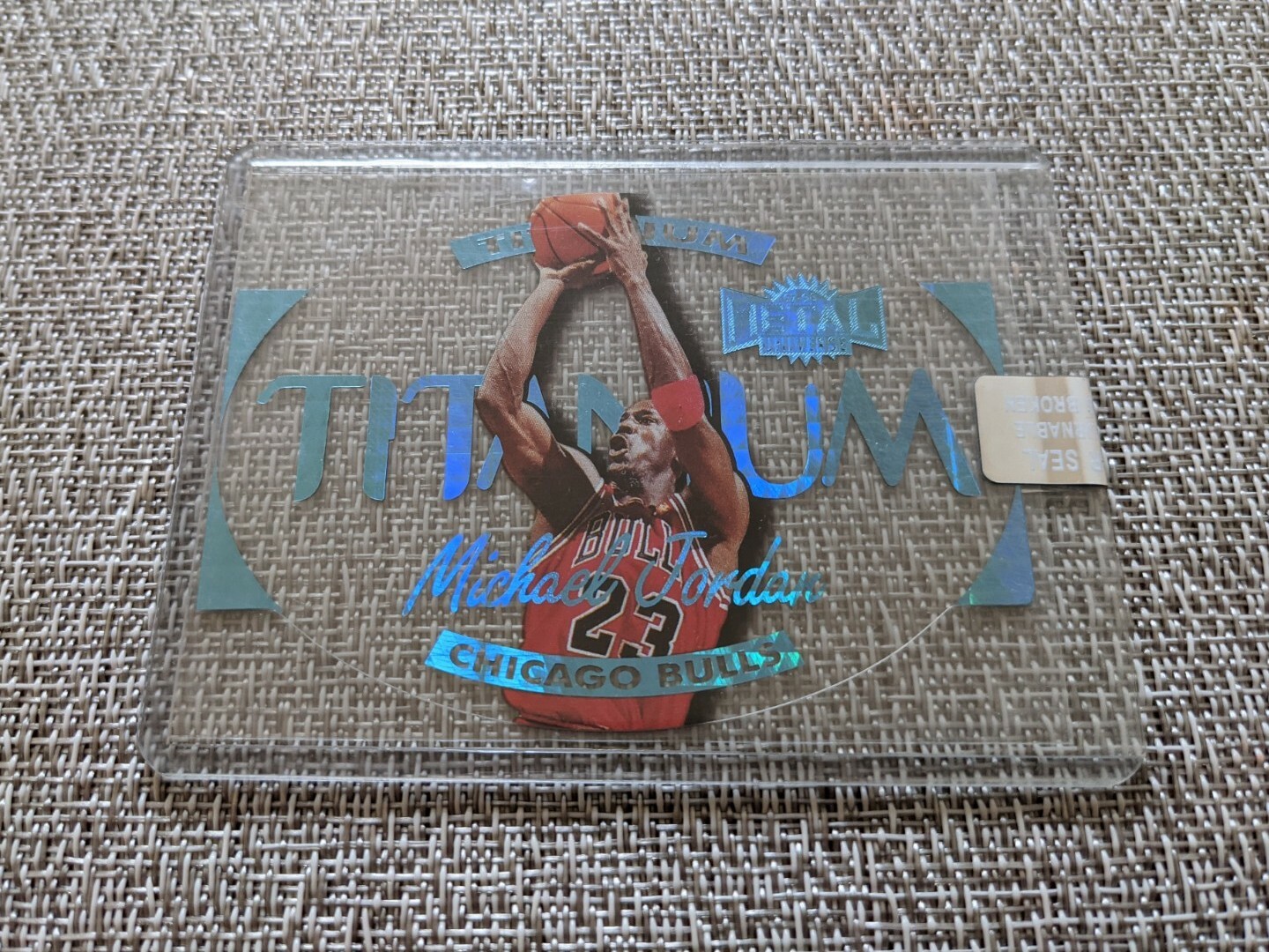 1997 Metal Universe Titanium - Michael Jordan #1 Chicago Bulls Skybox