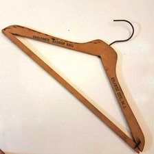 Wooden Clothes Hanger VTG Wood from Chalfonte Haddon Hall Atlantic City
