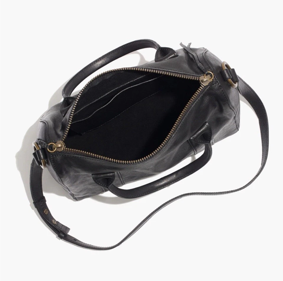 Bolso Bandolera Bolso Bandolera MADEWELL The Prague Cuero Negro AGOTADO Foto 2 de 4