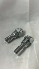 2X Altecnic 106-1013 60mm x 1/2” BSP TELESCOPIC TRV TAIL CHROME - PACK OF 2 NEW
