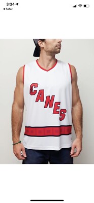 Carolina Hurricanes Away Jersey Tank Top Bench Clearers Medium