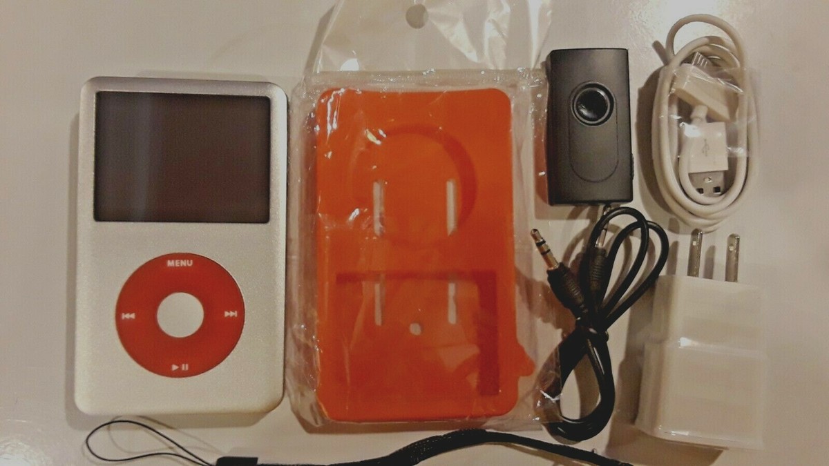 IPOD CLASSIC GRAY RED SD 512GB! WOLFSON DAC! ALUMINIUM METAL FRONT