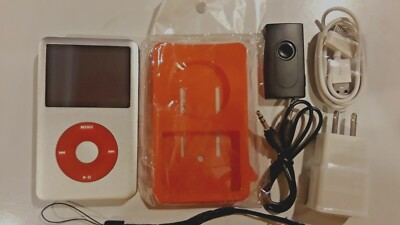 IPOD CLASSIC GRAY RED SD 512GB! WOLFSON DAC! ALUMINIUM METAL FRONT