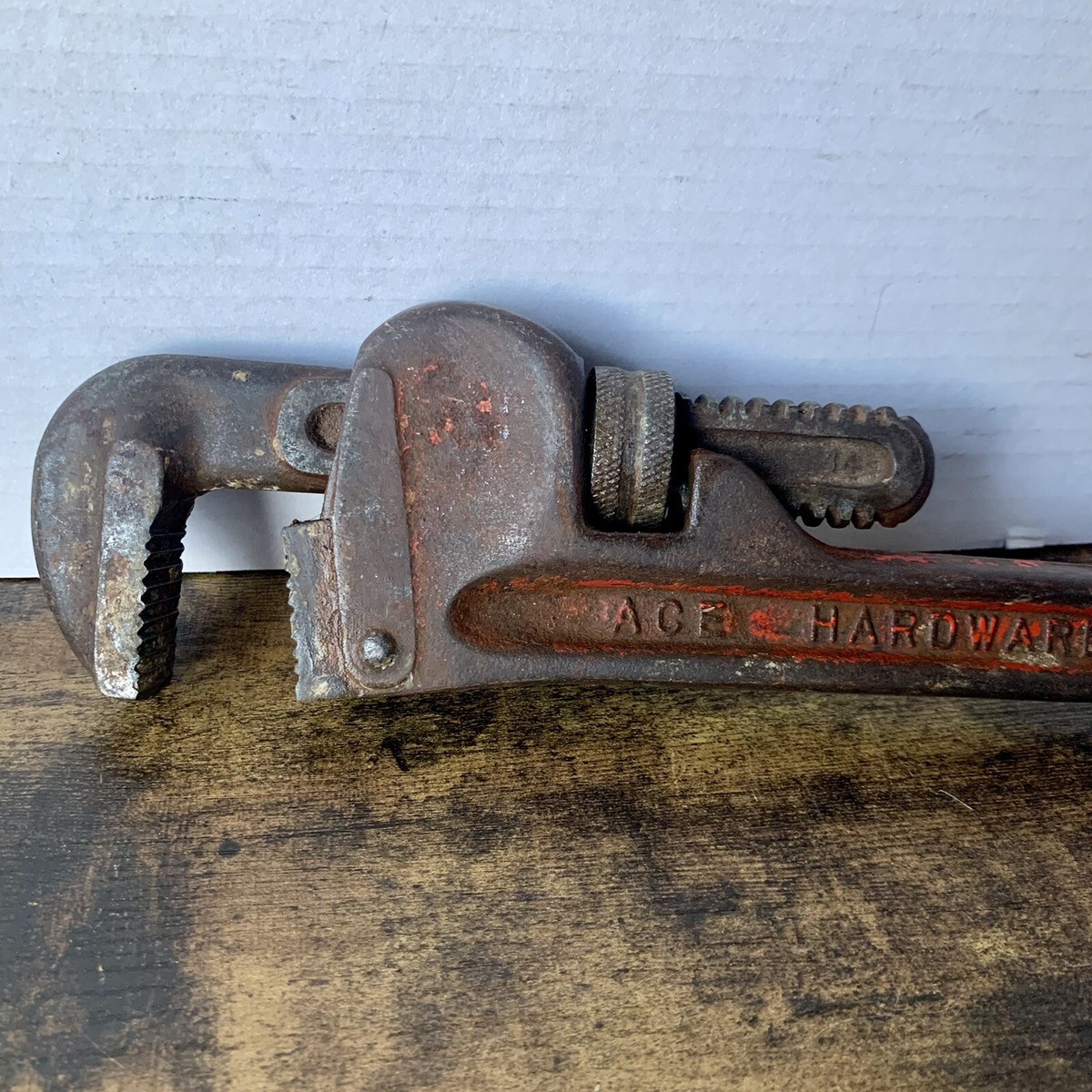 Vintage Ace Hardware Heavy Duty 14” Pipe Monkey Wrench No. 24527