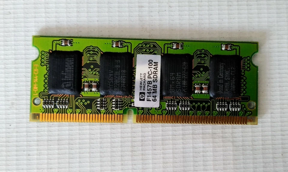 Genuine HP F1457B PC-100 64MB SDRAM RAM - Image 2 of 2