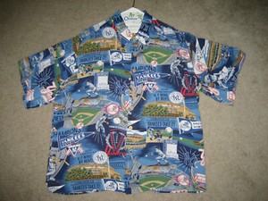 ny yankees hawaiian shirt