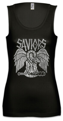 Saviors Patch Damen Tank Top The Negan Walking Lucille Dead Symbol Logo