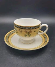 Wedgewood India Tea Cup and Saucer Set Made in England Bone China 1996
