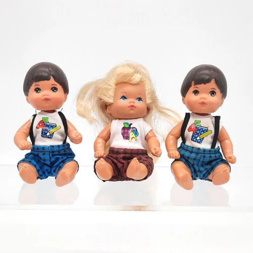 Barbie Doll Teacher Play set Baby Student Dolls Pieces 13914 Mattel Vintage 1995