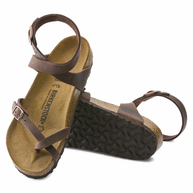 birkenstock yara tobacco oiled leather