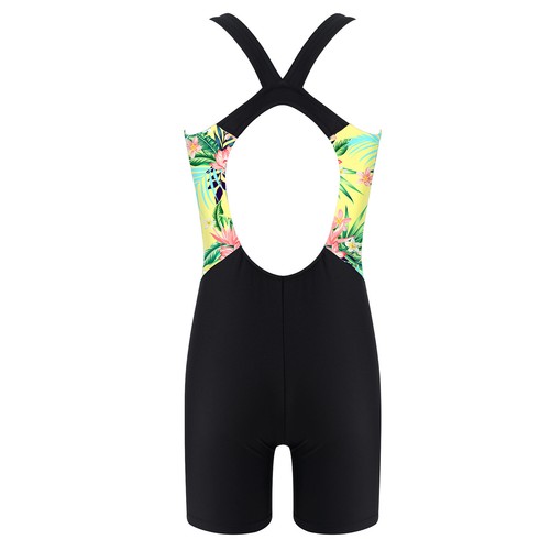 Kids Girls One Piece Racerback Swimming Athletic Bathing Suit Swimwear Beachwear - Picture 8 of 65