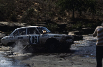Bert Shankland and E Chris Bates Peugeot 504 1975 Safari Rally Kenya Photo 20