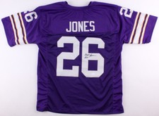 Clinton Jones Signed Minnesota Vikings Jersey (JSA COA) NFL Champion (1969) 