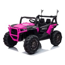 TOBBI 12V Kids Electric Battery Powered Ride On 3 Speed Toy SUV Car, Pink