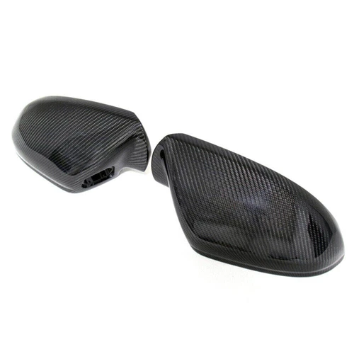 For Audi A6 C7 S6 RS6 Carbon Fiber Mirror Housing Cover with Lane Assist - Picture 4 of 6