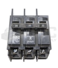NEW SIEMENS BQ320 NE-2312 CIRCUIT BREAKER 20A 3 POLE 240VAC TYPE BQ *READ*